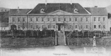 A Vármegyeháza a huszadik század elején