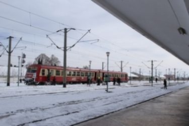 A megyeközi vonatforgalmat is felborította a szélsőséges időjárás Albert Levente felvétele