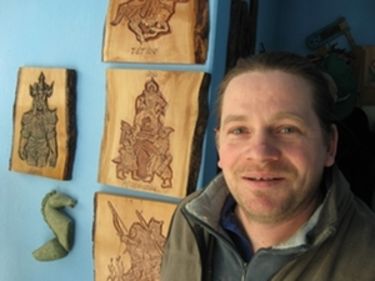 Farkas István: A télen faragtam...                                          A szerző felvétele