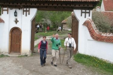 Károly herceg a Kálnoki házaspár társaságában. A szerző archív felvétele