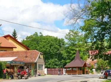 Gombaárusok az előpataki borvízforrásnál. A szerző felvételei