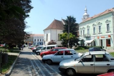 A Gábor Áron tér Kézdivásárhelyen. A szerző felvétele