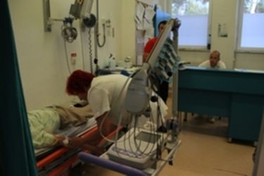 Betegfelvétel a megyei kórház sürgősségén