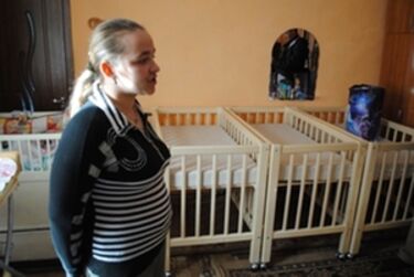 Németh Beáta, a hármas ikrek édesanyja. A szerző felvétele