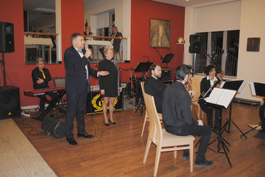 Szarvadi-Téglás Loránd, Jeney Janka és a Sepsi Quartet. A szerző felvétele