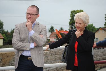 Az oroszfalvi hídon. A szerző felvétele