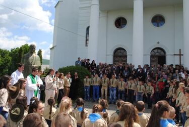 Cserkészavatás                    A szerző felvétele