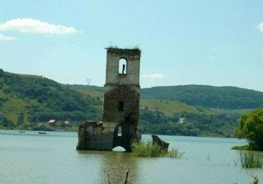 Az egykori templomtorony		        Fotó: Facebook