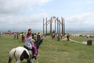 Legutóbb a Székely vágtának adott otthont a Háromszéki Magyarok Emlékparkja. Fotó: Albert Levente