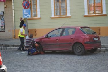 Kerékbilincselés             A szerző felvétele