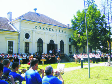 Tegnap fúvóstalálkozót tartottak. Bokor Gábor felvétele
