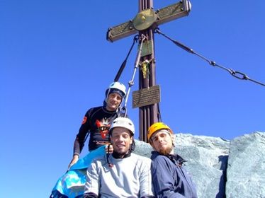 A Glockner-csúcson Jakub Sanoveccel és Jan Hoffmannal