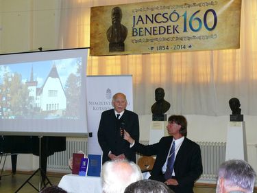 Egyed Ákos és Jancsó Antal. A szerző felvétele