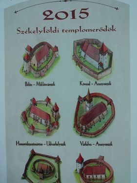 2015-ös naptár. A H-Press újságárudáiban Sepsiszentgyörgyön, Kézdivásárhelyen, Kovásznán és Baróton kapható a székelyföldi templomerődöket ábrázoló, 2015-ös naptár.