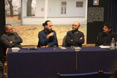 Lövétei Lázár László, Matei és Filip Florian, Szonda Szabolcs. Fotó: Albert Levente