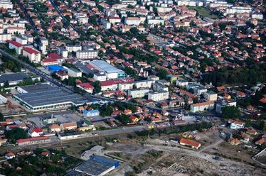 A város madártávlatból. Fotó: Nánia István