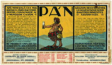 Régi borvízcímke. Repró: Szász-Fábián József