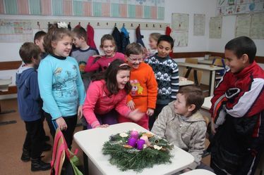 Adventi készülődés az iskolában