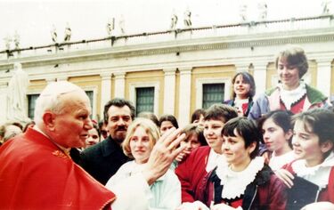 Találkozás II. János Pál pápával