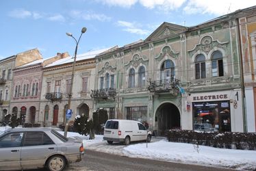 A volt szülészet a központban. A szerző felvétele