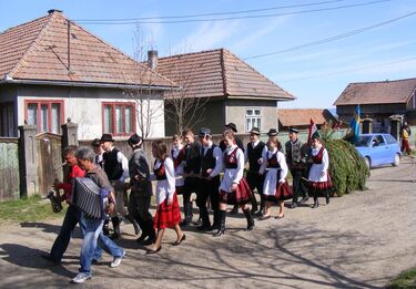 Szánozás Szörcsén. Bokor Gábor archiv felvétele
