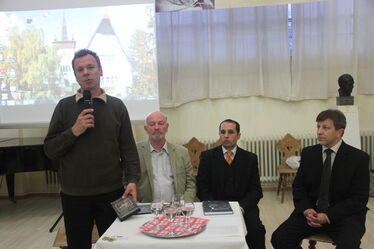 Miholcsa Gyula, Simó Márton, László Márton és Lakatos Mi­hály. Albert Levente felvétele