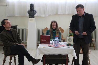 Vargha Mihály, Szőcsné Gazda Enikő, Pozsony Ferenc. Albert Levente felvétele