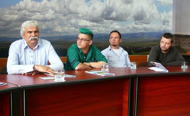 G. Nagy Ilián, Ráduly Botond Manó, Oláh-Badi Alpár és Gáspár Álmos. A szerző felvétele