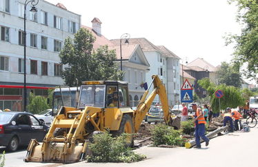 Építőtelep az egész város. Albert Levente felvétele