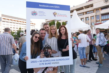A csíkszeredai városnapokon is reklámozták az i2021 projektet