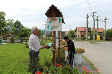 Néhai Gaál Sándor (balról) szívügye volt a Sepsi Zöld Út létrehozása. Fotó: Facebook