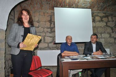 Vántsa Judit, Balog László és Sebestyén Péter. A szerző felvétele