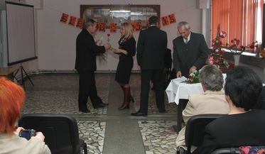 Pedagógusokat díjaztak. Albert Levente felvétele