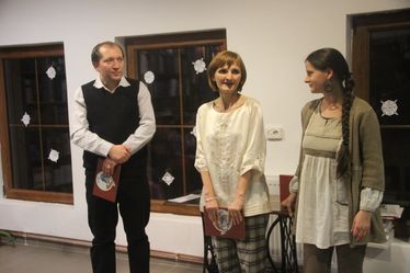 Demeter László, Sikó-Barabási Eszter és Dávid-Kátai Eszter. Fotó: Albert Levente