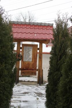 A véres karácsony emlékműve