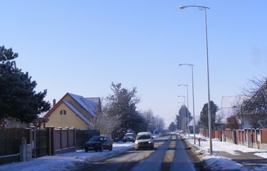 Fagyosak a nappalok Kovásznán. A szerző felvétele