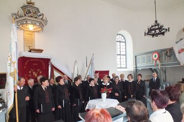 Az uzoni református dalárda. A szerző felvétele