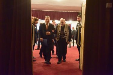 Orbán Viktor és Kallós Zoltán. fotó: MTI