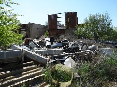 Csavargyári maradványok. A szerző felvétele