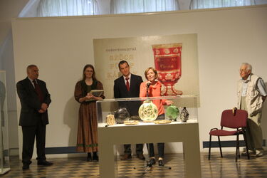 Ioan Opriș, Szőcsné Gazda Enikő, Vargha Mihály, Elena Băjenaru és Szőcs Fülöp Károly. Albert Levente felvétele