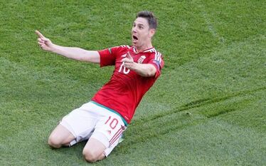 Gera Zoltán gólöröme a portugálok ellen szerzett találata után