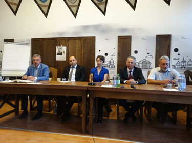 Tamás Sándor, Dezső Csongor Attila, Sütő Mária Rita, Fejér László Ödön és Bokor Tibor. A szerző felvétele
