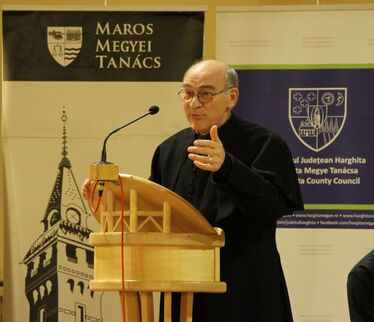 Márkus András megköszöni az elismerést