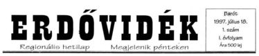 Az első lapszám fejléce