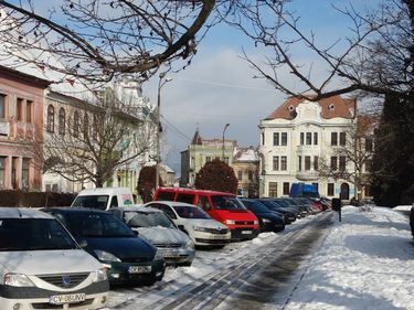 A kézdivásárhelyi városháza. A szerző felvétele