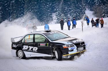 A Winter Rally nyertese Valentin Porcișteanu. Fotó: Dan Strauti/autostiri.ro
