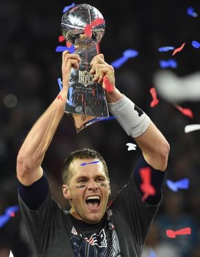 Tom Brady ötödször lett bajnok. Fotó: AFP