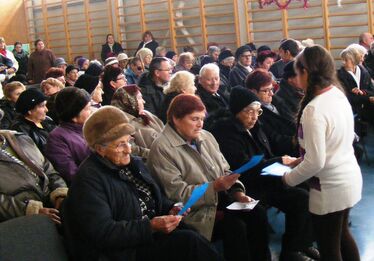 Idősek karácsonya Rétyen – a Diakónia tavaly is köszöntötte ellátottjait. Fotó: Bokor Gábor