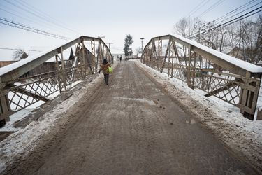 Új hídra van szükség Nagyajtán. Fotó: Vargyasi Levente