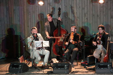 A Dresch Quartet  koncertje a múzeumkertben. Albert Levente felvételei